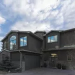 house with garage door