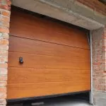 A sleek garage door showcasing a harmonious blend of design and function.