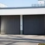 Modern garage door designs reflecting 2023 trends.