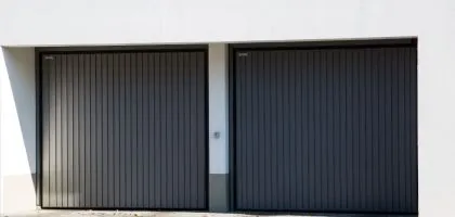 Modern garage door designs reflecting 2023 trends.