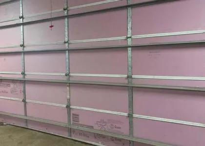 insulated garage door